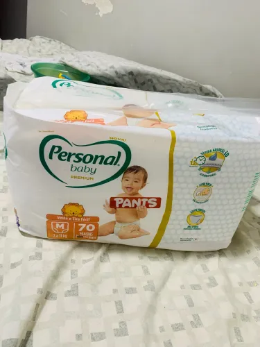 FRALDA PERSONAL PREMIUM PANTS! 70 UNIDADES TAMANHO M