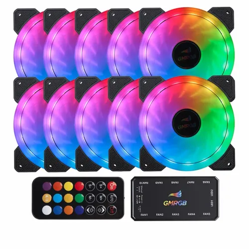 Kit 10 fans GMRGB