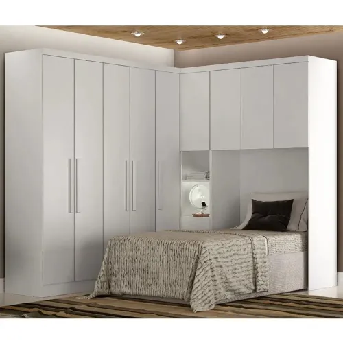 Guarda Roupa Modulado Rizon 004 Solteiro 4 Peças / entrega grátis 