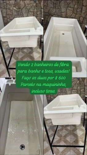Banheiras de Fibra para Petshop