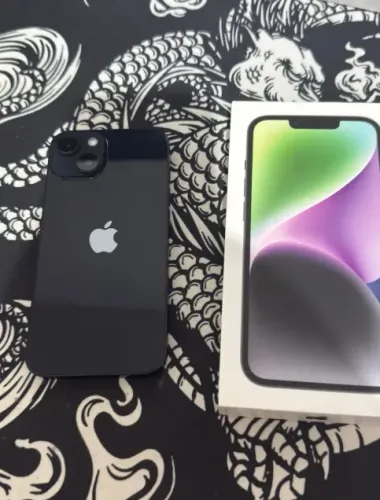 iPhone 14 com caixa - 85% - 128gb, Preto