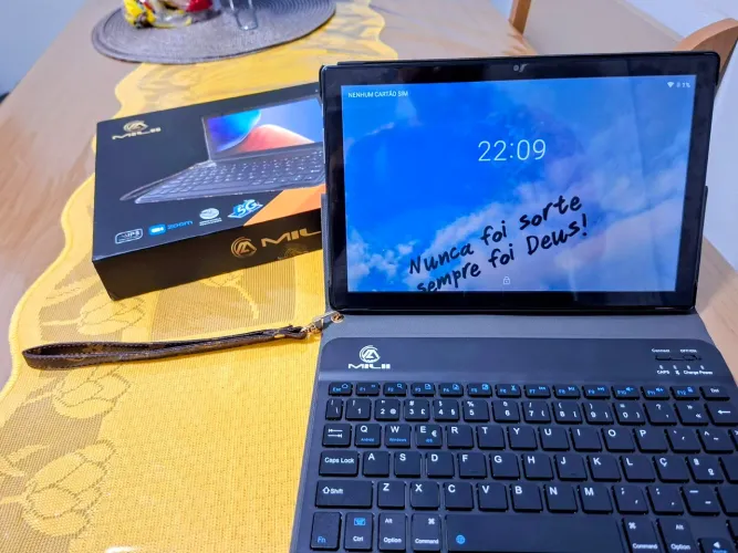 Tablet 6GB ram e 256GB de memória 