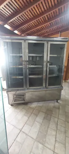 Freezer vertical inox 