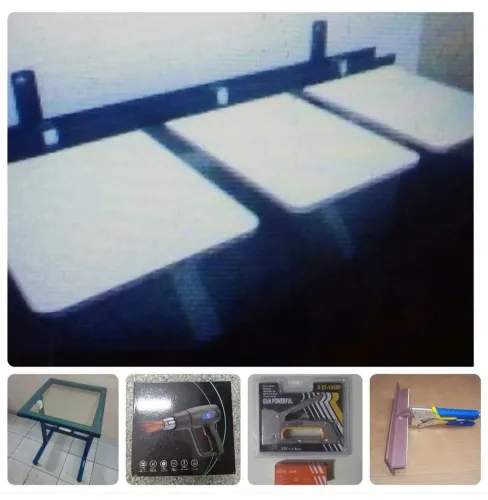 MINI EQUIPAMENTOS SERIGRAFIA PARA IMPRESSÃO DE CAMISETAS COMPLETO PRONTO PARA USAR