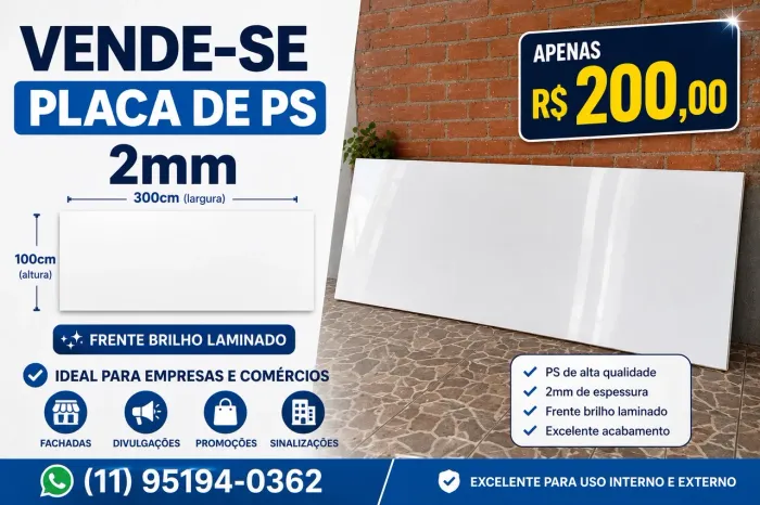 Placa de fachada