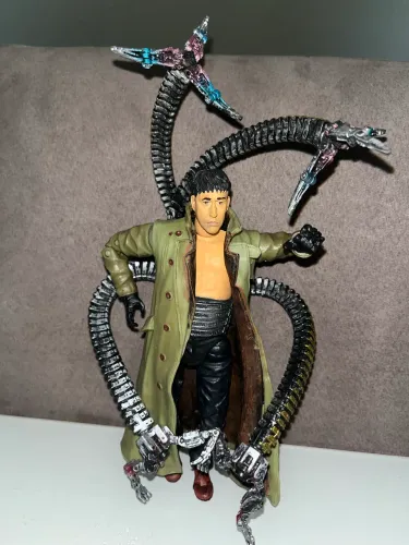 (DESCRIÇÃO) figure Doutor Octopus homem aranha Toy Biz 2004