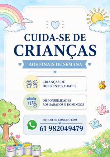 cuida-se de crianças e bebês 