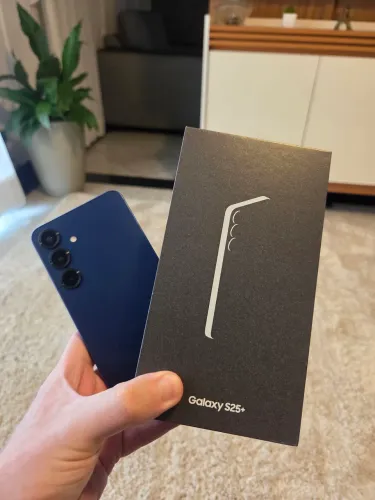 Samsung Galaxy s25+ plus 512gb 12gb RAM (Azul Marinho) + NF, Completo na caixa.