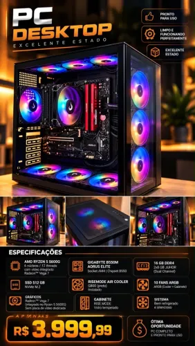 Vendo PC desktop montado