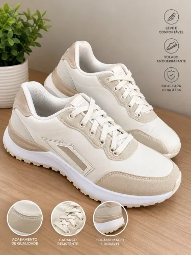 Tênis off white - bege 