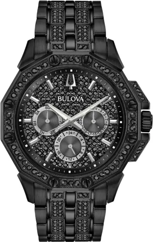 Relógio Bulova Masculino Preto Novo 98C134