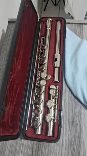 Flauta transversal Yamaha yfl 211 original Japão revisão completa pronta pra tocar
