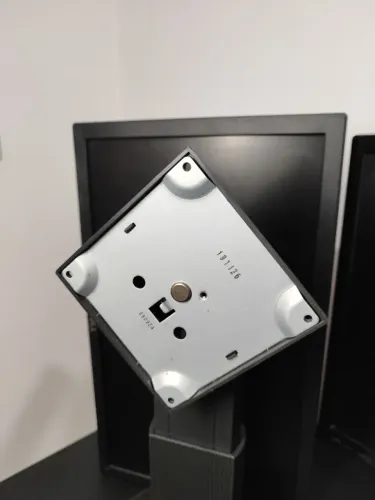 Base / Pedestal Original Dell para Monitor - Ajuste de Altura e Giro Vertical (Pivot)