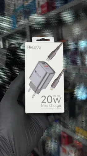 Kit carregador turbo 20W para iPhone