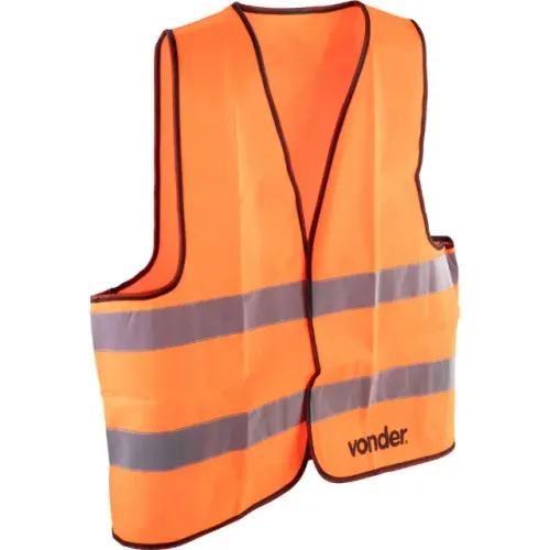 Colete refletivo tipo blusão, sem bolso, laranja, CV 101 VONDER