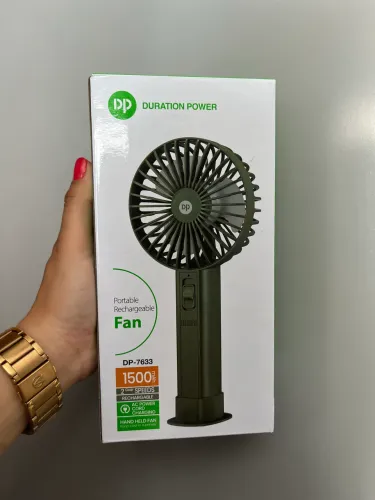 Mini Ventilador de Mesa Luatek Recarregável 2 Velocidades Silencioso USB