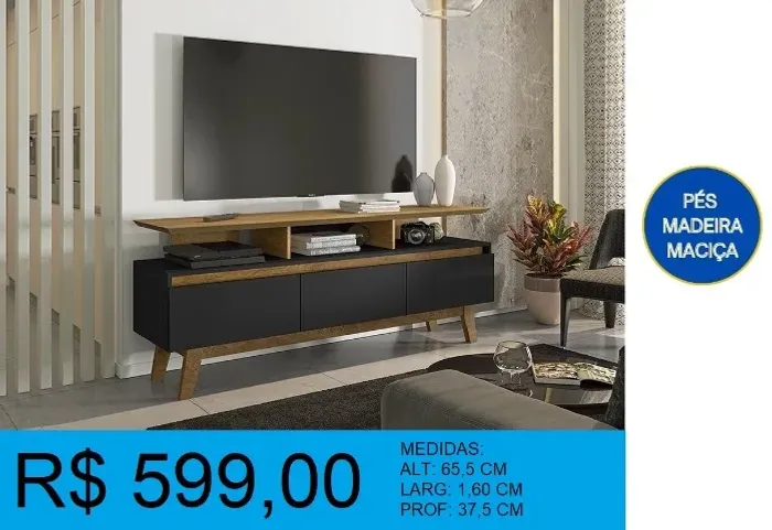 Rack - parcelamos s/ juros 