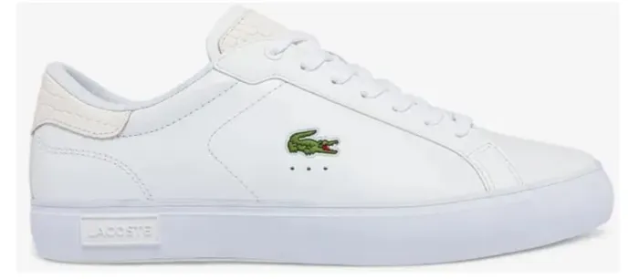 Tênis Lacoste Masculino Powercourt em Couro Branco - Original | Tam. 39 | Elegância e Conf
