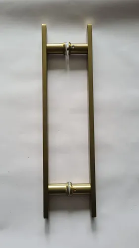 Puxador Dourado Porta Vidro ou Madeira
