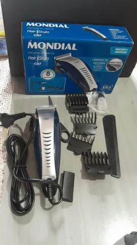 Maquina de cortar cabelo Mondial Cr7 Azul