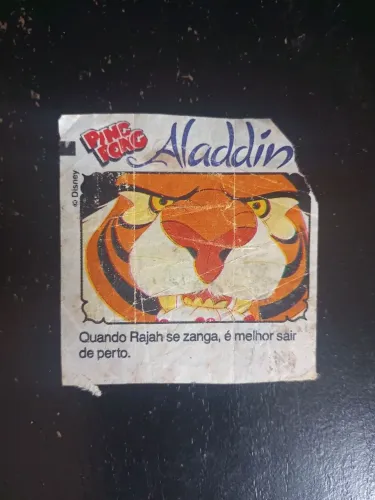 1 figurinha - Ping Pong Aladin - n.° 5