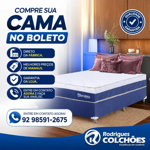 Compre sua cama no boleto. Com preço de fábrica.