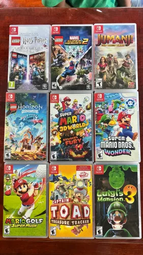 Jogos de Nintendo Switch USADOS