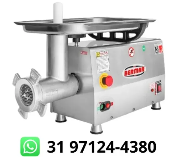 Moedor de Carne Boca 22 Inox Bermar