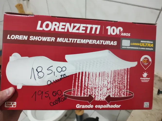 Chuveiro Lorenzetti 220v