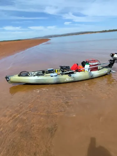 Vende se caiaque hobie Compass camo