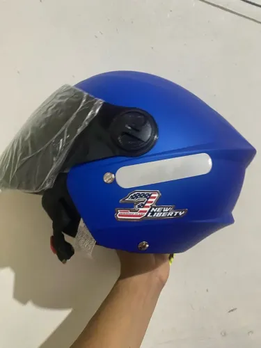 Capacete elite 58 aberto azul fosco