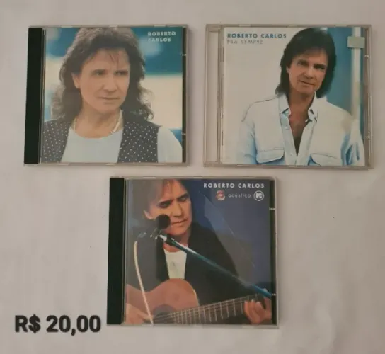 Cd's Roberto Carlos ( originais / R$ 20,00 )
