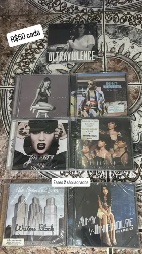 CDs - Troye Sivan /Mariah Carey / Amy whinehouse / Sandy e Junior, etc - ATUALIZADO