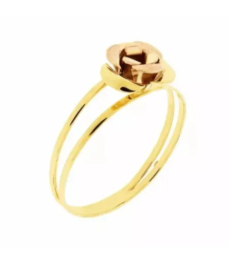 Anel rosa em ouro 750 18K
