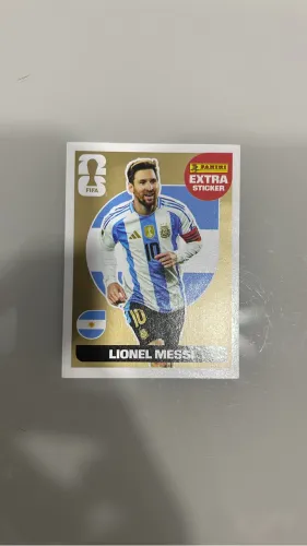 Figurinha Extra Legend Messi ouro 2026