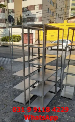Estante de Aço Grande 40cm com 6 Divisórias - Nova - Entrega Grátis em Bh