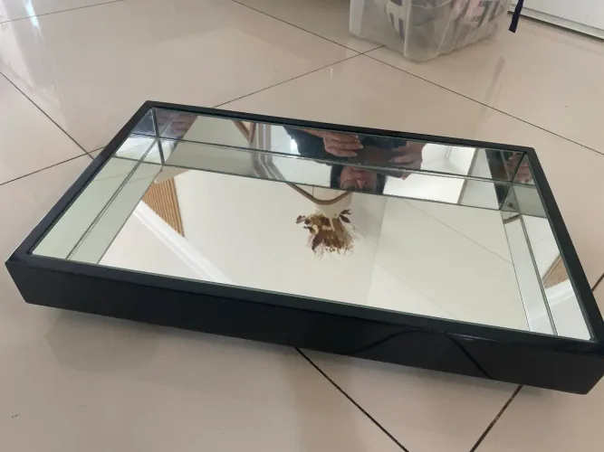 Bandeja em vidro