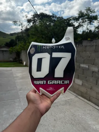 Number plate original Kawasaki kxf 250 2009 a 2016