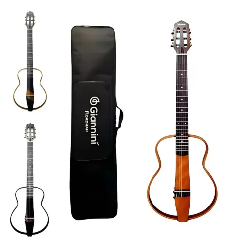 Violão Elétrico Nylon Vazado 6 Cordas