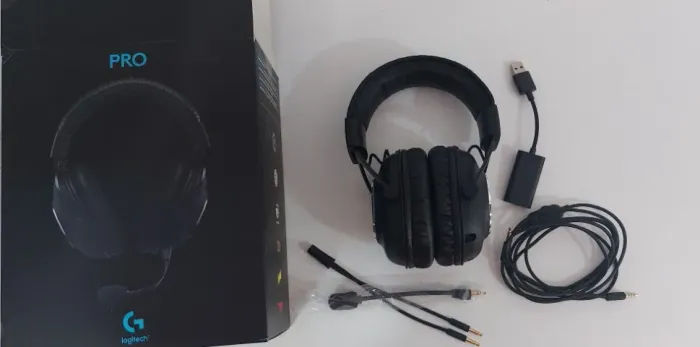 Headset Logitech G PRO - com fio, Headset Gamer USB
