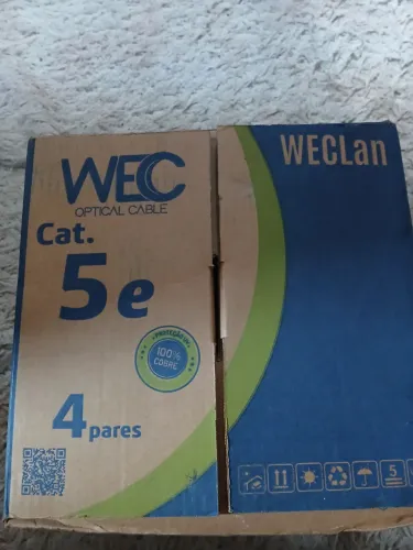 Caixa de cabo Lan cat5e