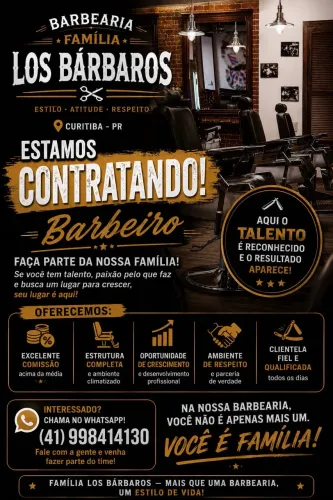Vaga para barbeiro no Uberaba 