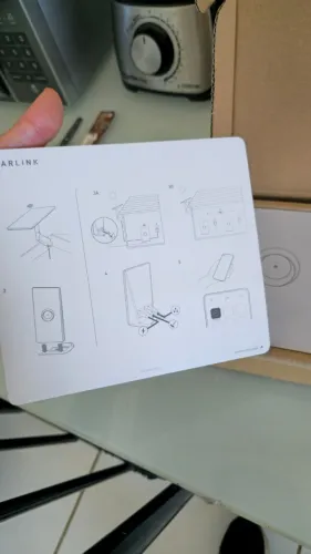 Roteador Starlink Geração 3 (Gen 3 / V4) Wi-Fi 6 - Original com Fonte e Caixa