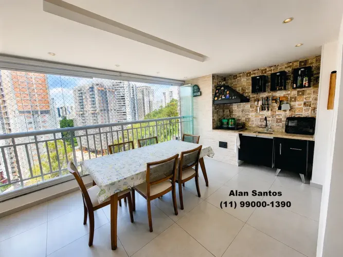 Apartamento à Venda na Vila Andrade 2 Quartos com Suíte Sala Ampliada Varanda Gourmet chu