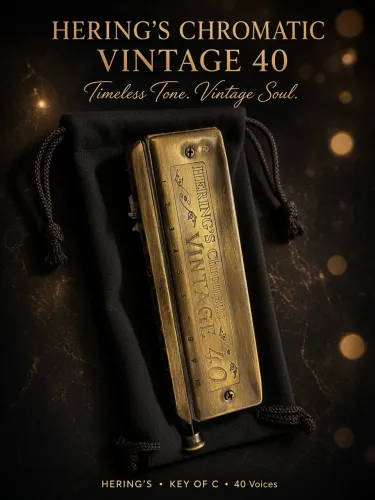 Gaita Cromática Hering?s Vintage 40 vozes