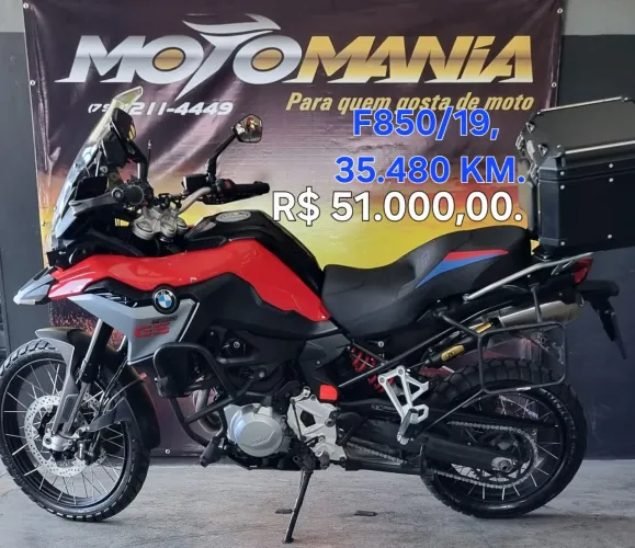 F850 PREMIUM/19, COM ACESSÓRIOS.