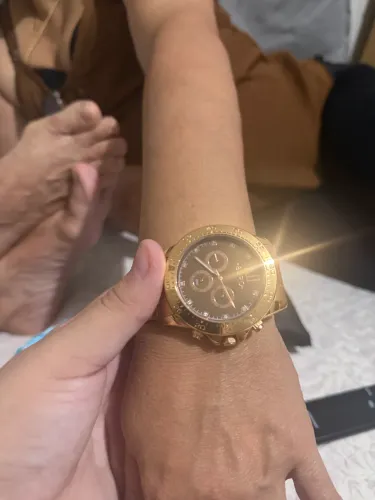 Relógio Feminino Euro Dourado