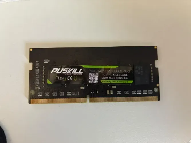 Memória puskill ddr4 16gb 3200mhz notebook