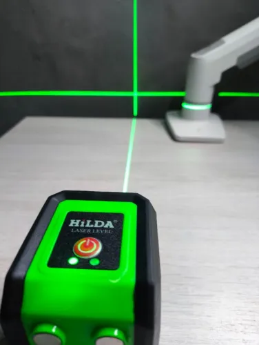 NOVO! Nível Prumo Laser Verde 2 Linhas 90° Autonivelamento
