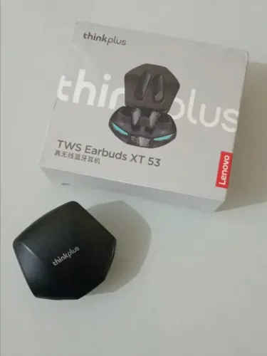 Fone Lenovo XT53 - Bluetooth 5.4 e Baixa Latência 45ms